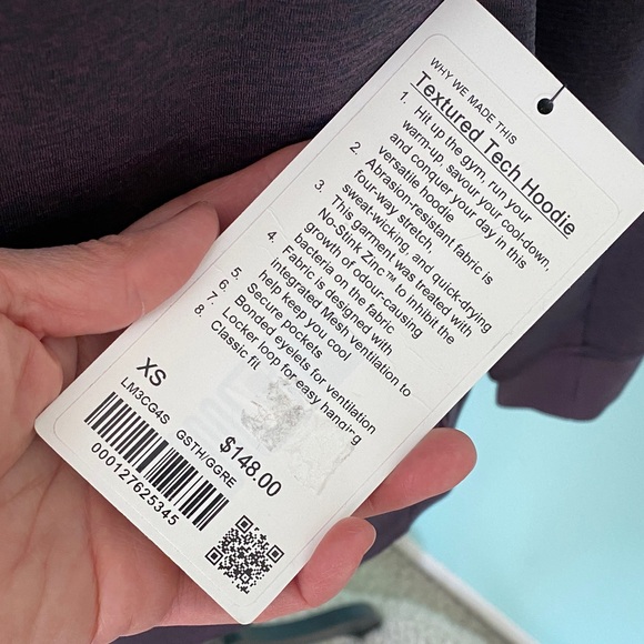 Lululemon Athletica Textured Tech Hoodie in Purple - Picture 2 of 6